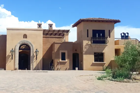 Iron balconies for Arizona residences - unique designs by San Juan IronWorks