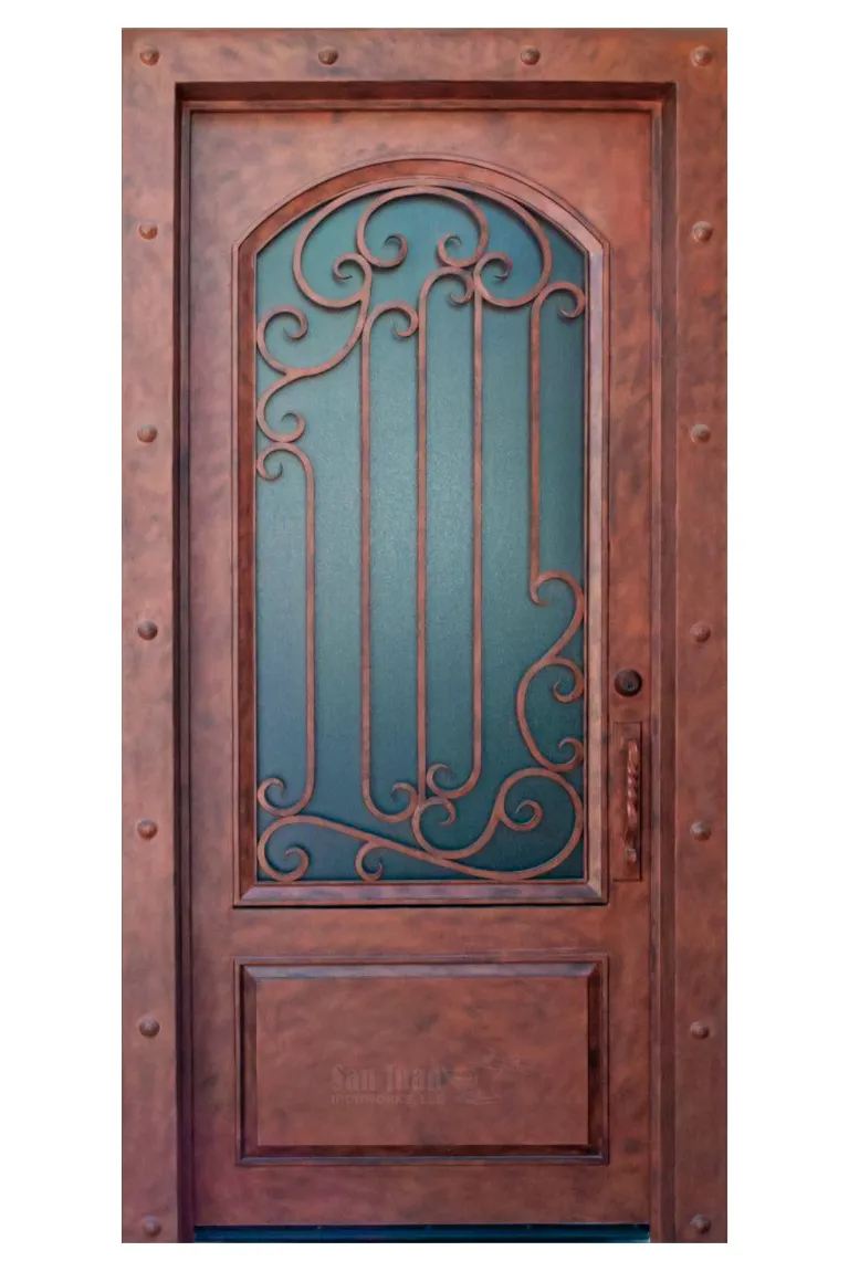 Unique iron door designs for Arizona homes