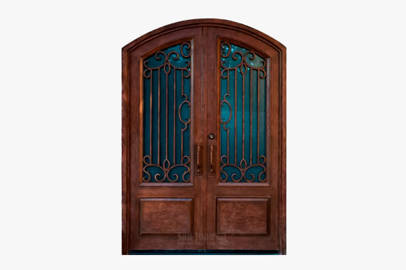 Handcrafted double iron doors Arizona