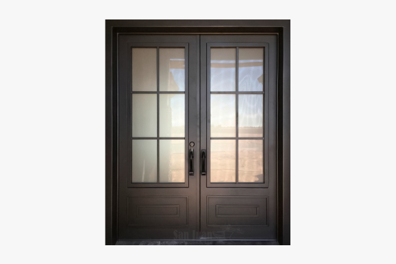 Contemporary double iron doors Arizona