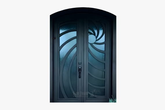 Decorative double iron doors for Arizona properties