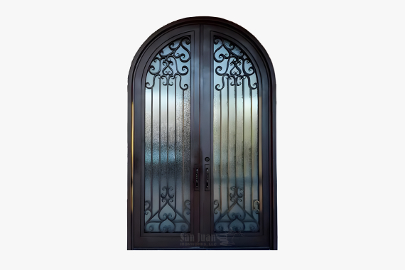 Artistic double iron doors Arizona