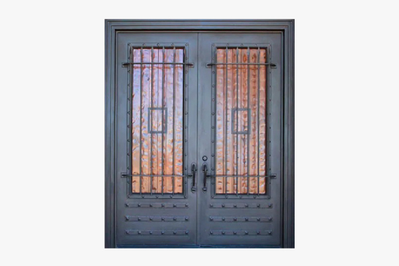 Double iron doors for luxury homes Arizona