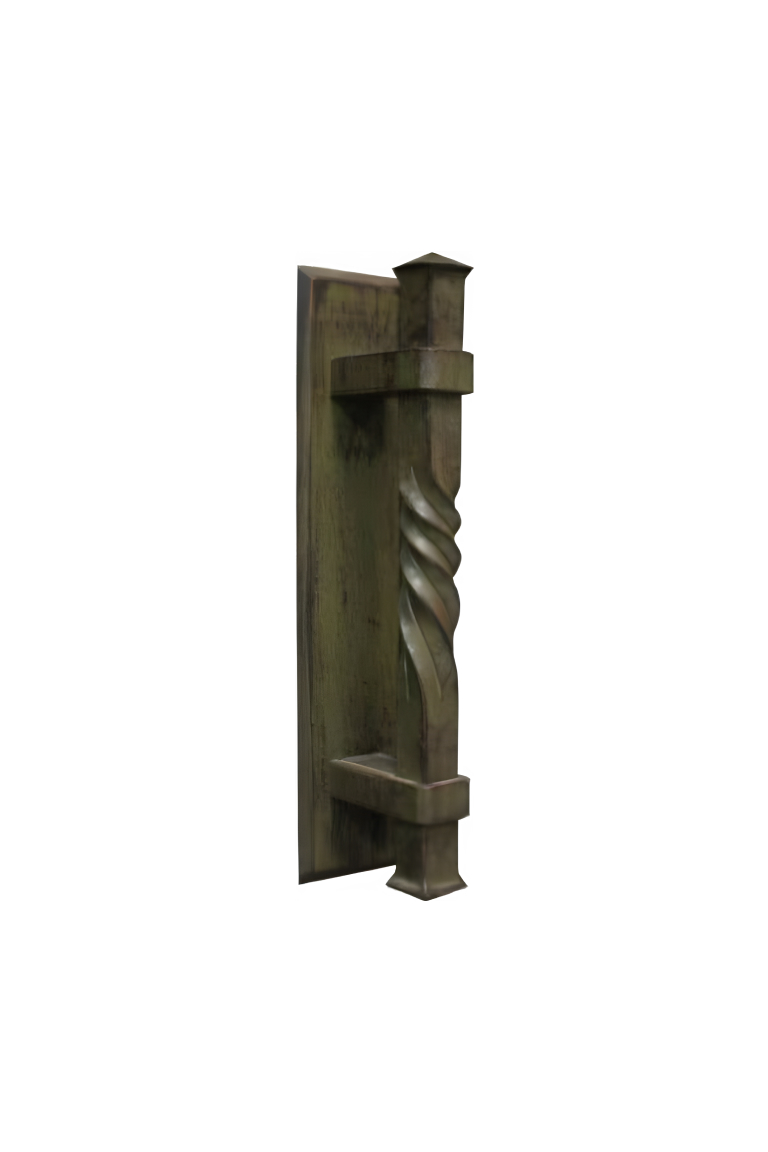 Designer iron handles for Arizona doors