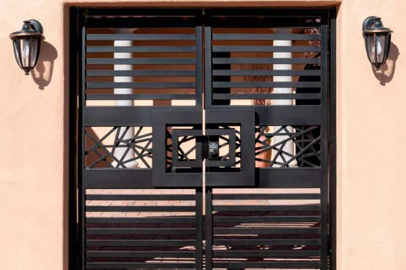 Durable iron gates in Arizona climate