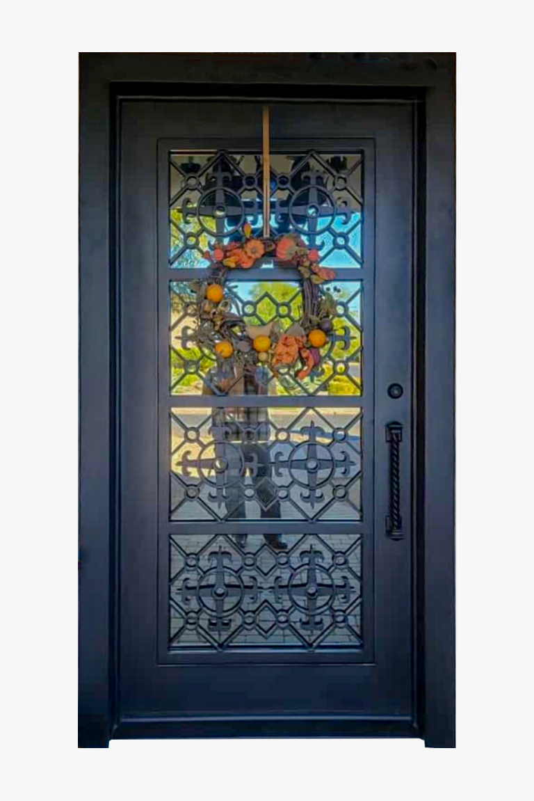 Custom single iron doors Arizona