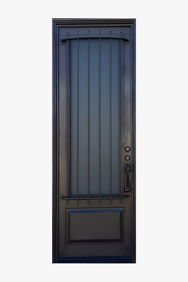 Arizona single wrought iron doors