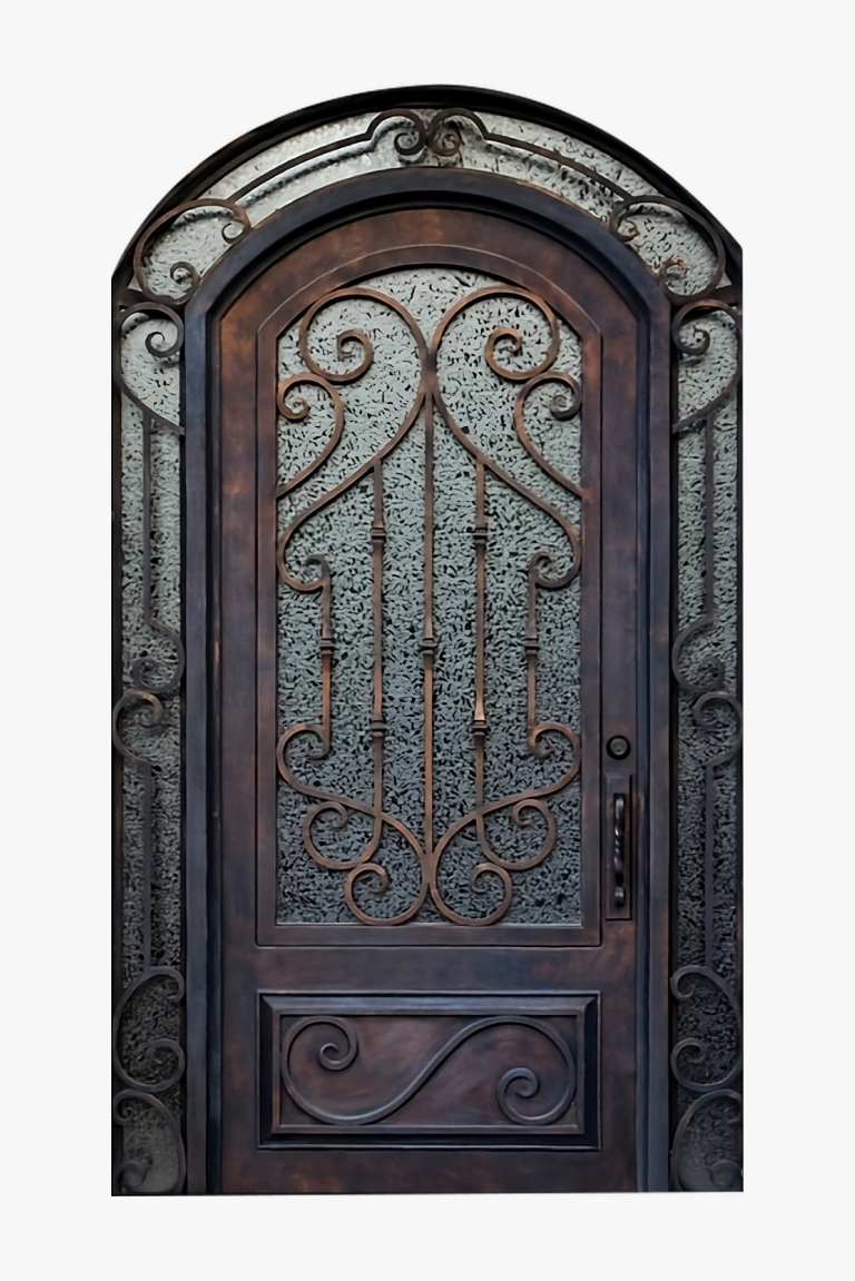 Traditional iron main entrance doors Arizona