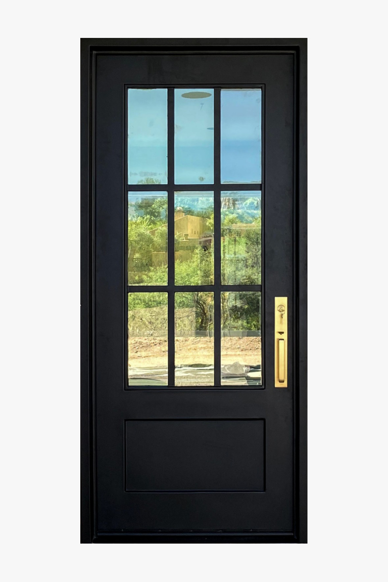 Main entrance doors with security features Arizona