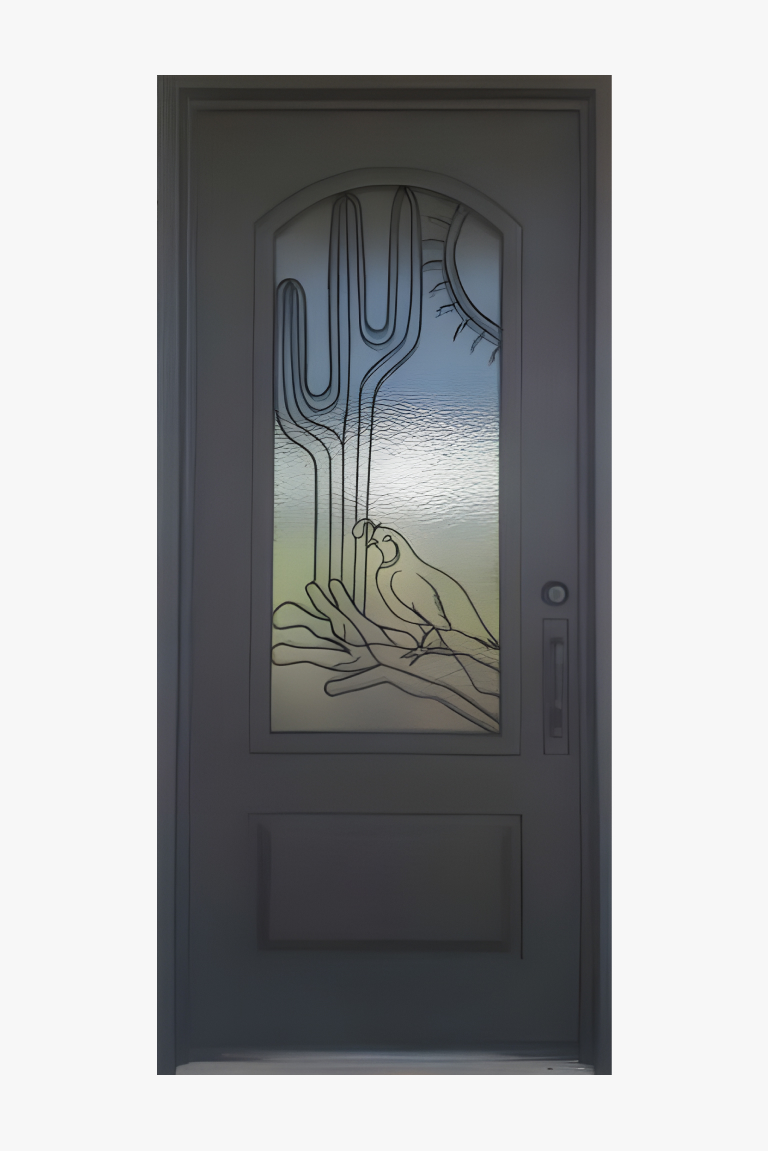 Custom-built main entrance doors AZ