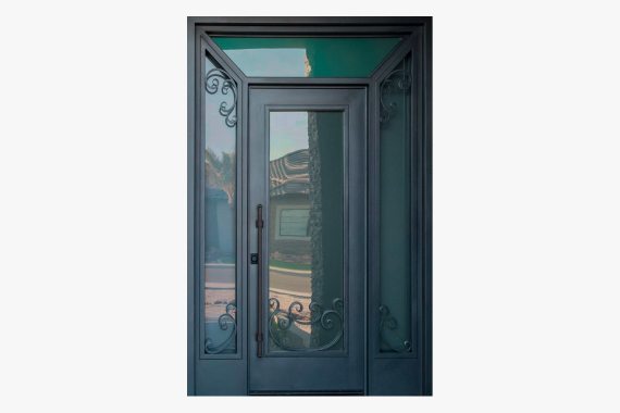 Custom double iron doors Arizona