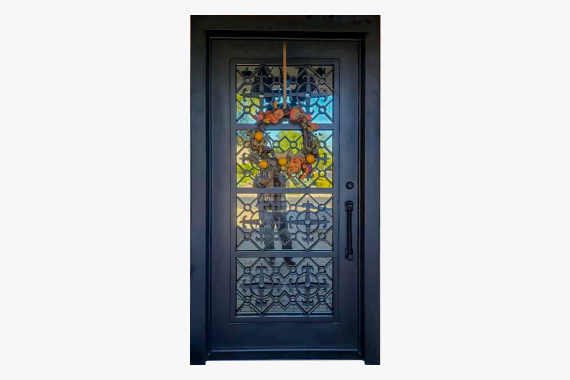 Handcrafted double iron doors Arizona