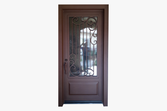 Contemporary double iron doors Arizona