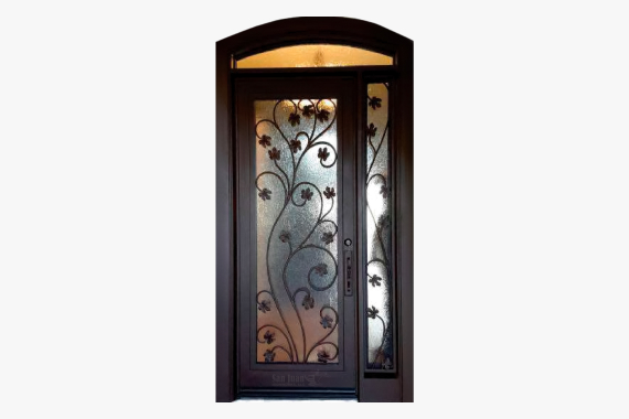 Decorative double iron doors for Arizona properties