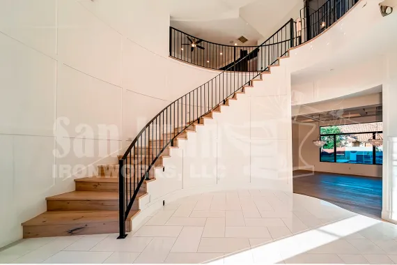 Bespoke iron staircases for luxury Arizona homes