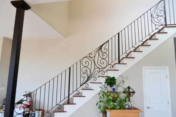 Iron staircases with intricate designs for Arizona properties